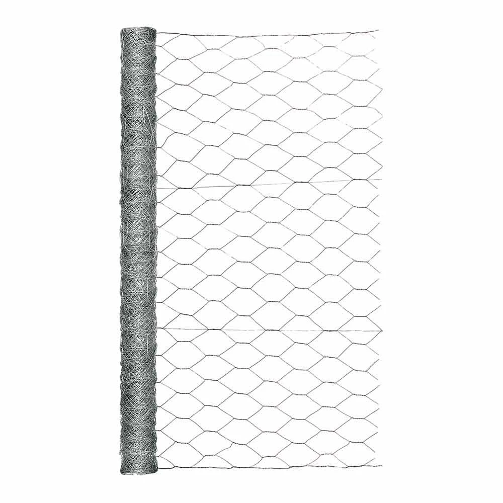 1208565_new.jpg Garden Zone Garden Craft Galvanized Poultry Hex Netting 2 In. -Fencing sale 1208565 new