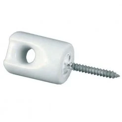 Zareba Small Ceramic Lag Screw Insulator