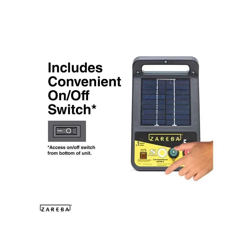 7379225-3.jpg Zareba 5 Mile Solar Low Impedance Fence Charger -Fencing sale 7379225 3