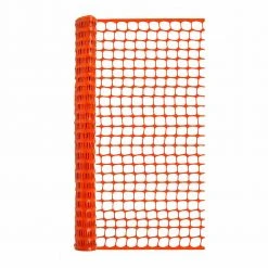 Garden Zone Orange Plastic Barrier Fence