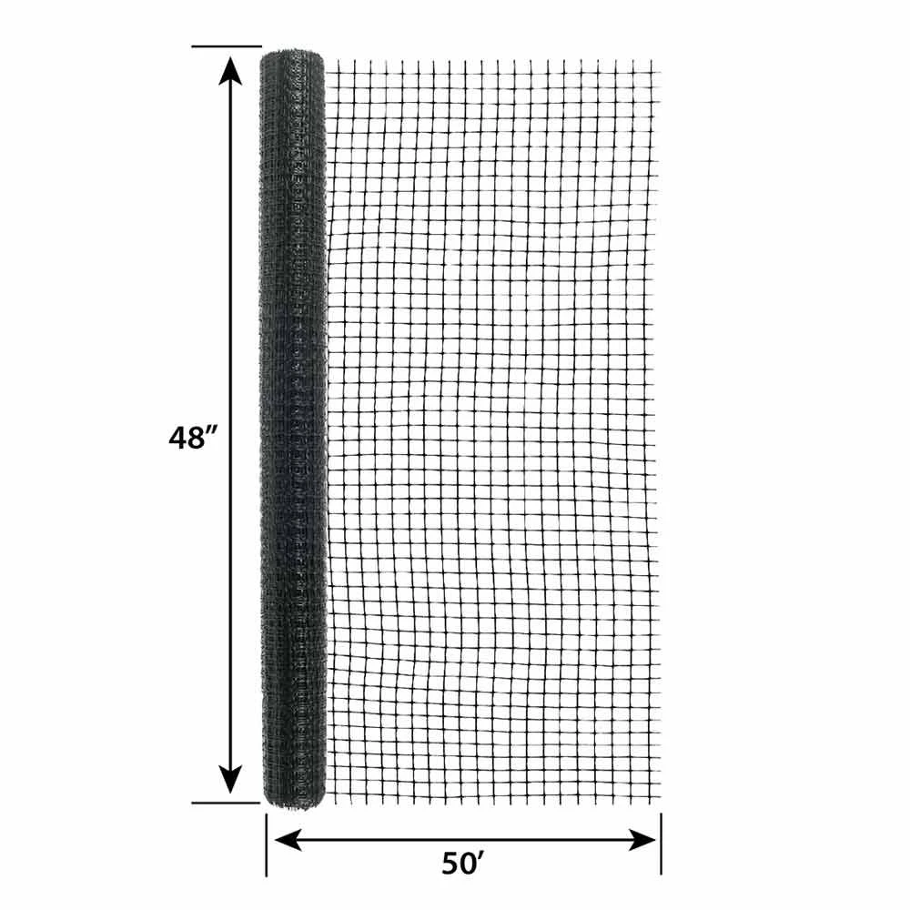 Garden Zone Heavy Duty Netting Black 48 In. X 50 Ft. 4 Garden Zone Heavy Duty Netting Black 48 In. X 50 Ft. - Image 2