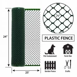 Garden Zone Plastic Poultry Netting 24 In. X 25 Ft. -Fencing sale 7397355 new 4