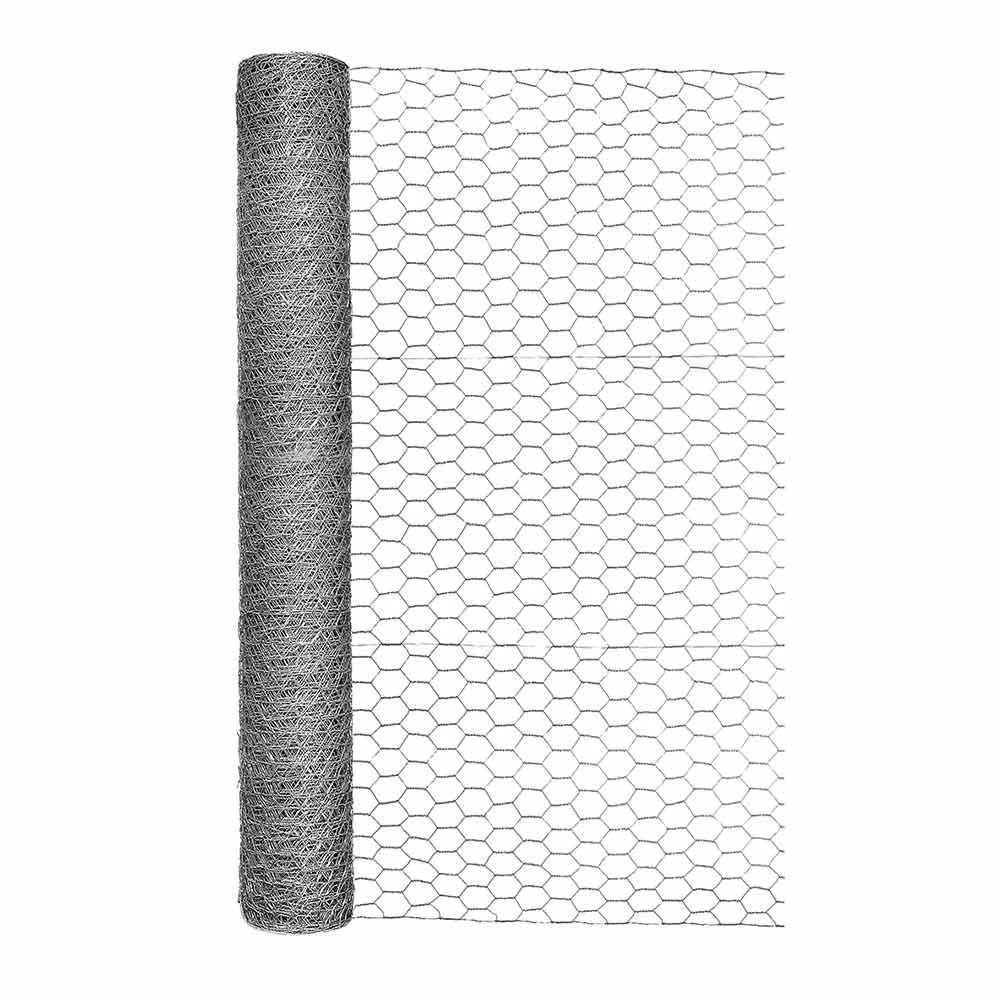 9970765_new_1_1.jpg Garden Zone Garden Craft Galvanized Poultry Hex Netting -Fencing sale 9970765 new 1 1