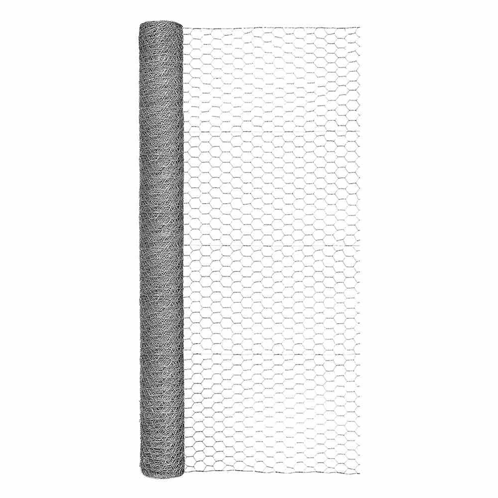 9970773_new_1_1.jpg Garden Zone Garden Craft Galvanized Poultry Hex Netting -Fencing sale 9970773 new 1 1