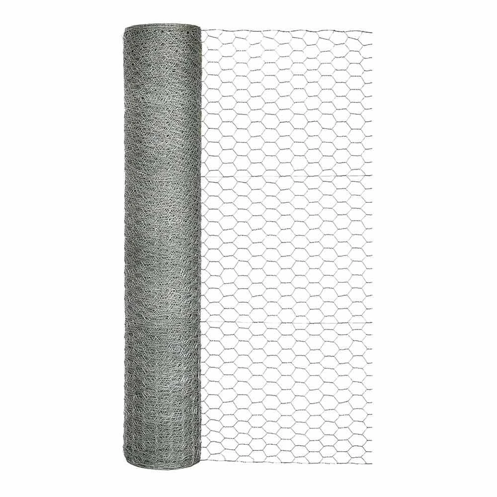 9972490_new_1_1.jpg Garden Zone Garden Craft Galvanized Poultry Hex Netting -Fencing sale 9972490 new 1 1