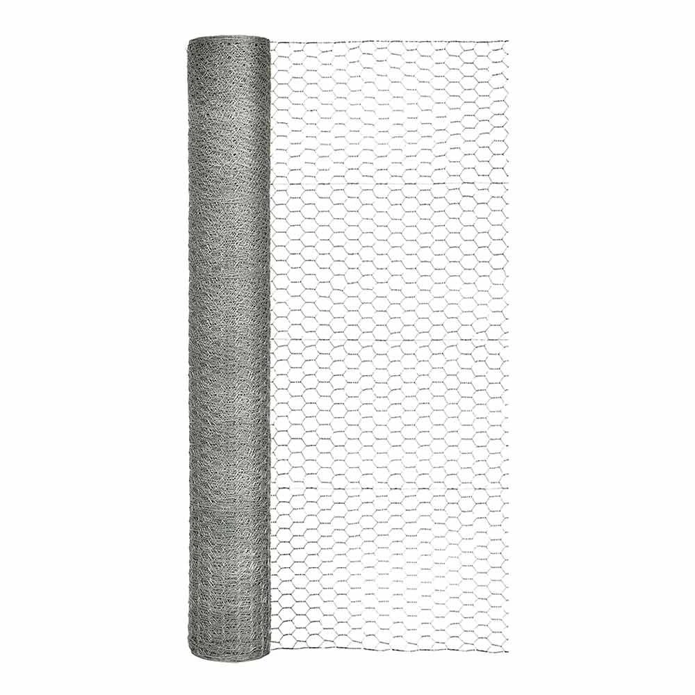 9972505_new_1_1.jpg Garden Zone Garden Craft Galvanized Poultry Hex Netting -Fencing sale 9972505 new 1 1