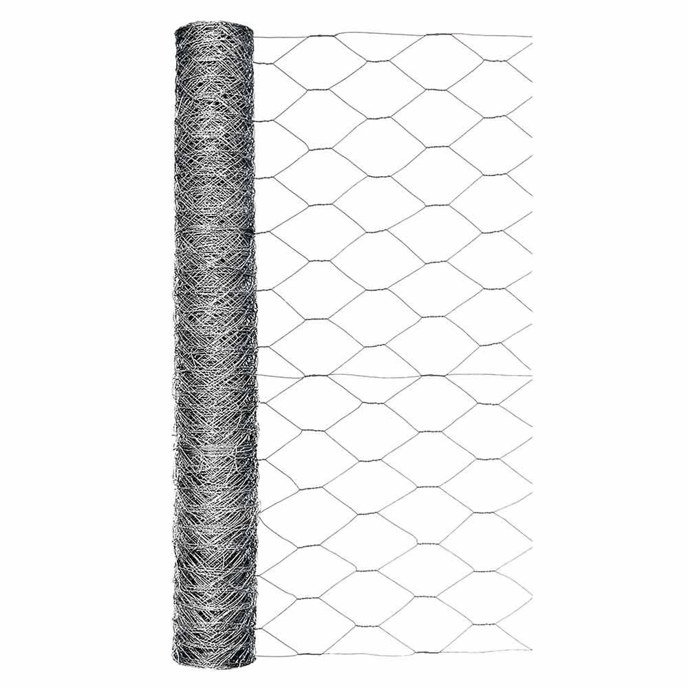 9976711_new.jpg Garden Zone Garden Craft Galvanized Poultry Hex Netting 2 In. -Fencing sale 9976711 new