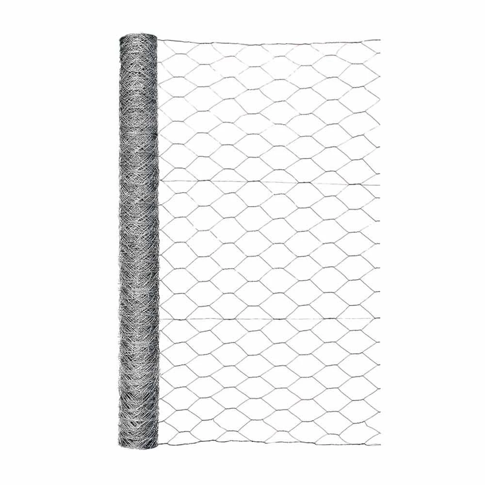 9976737_new.jpg Garden Zone Garden Craft Galvanized Poultry Hex Netting 2 In. -Fencing sale 9976737 new