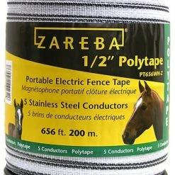 Zareba Electric Fence Poly Tape 1/2 In.