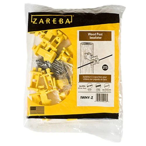 img11928714.jpg Zareba Yellow Wood Post Insulator W/ Nails (25 Pack) -Fencing sale img11928714