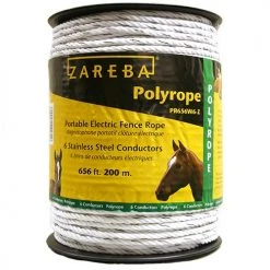 Zareba White Electric Fence PolyRrope (656 Ft)