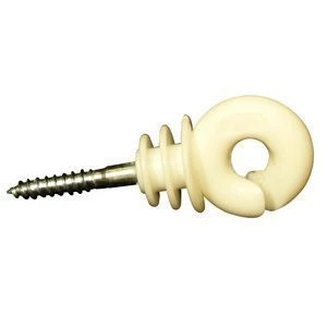 5 Pack Screw-In Insulator White 3 5 Pack Screw-In Insulator White