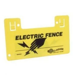 Electric Fence Warning Sign